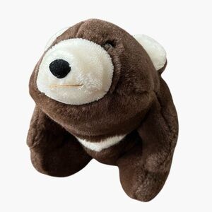 Gund Snuffles Teddy Bear Plush Stuffed Animal Dark Brown 11" 1980 Vintage